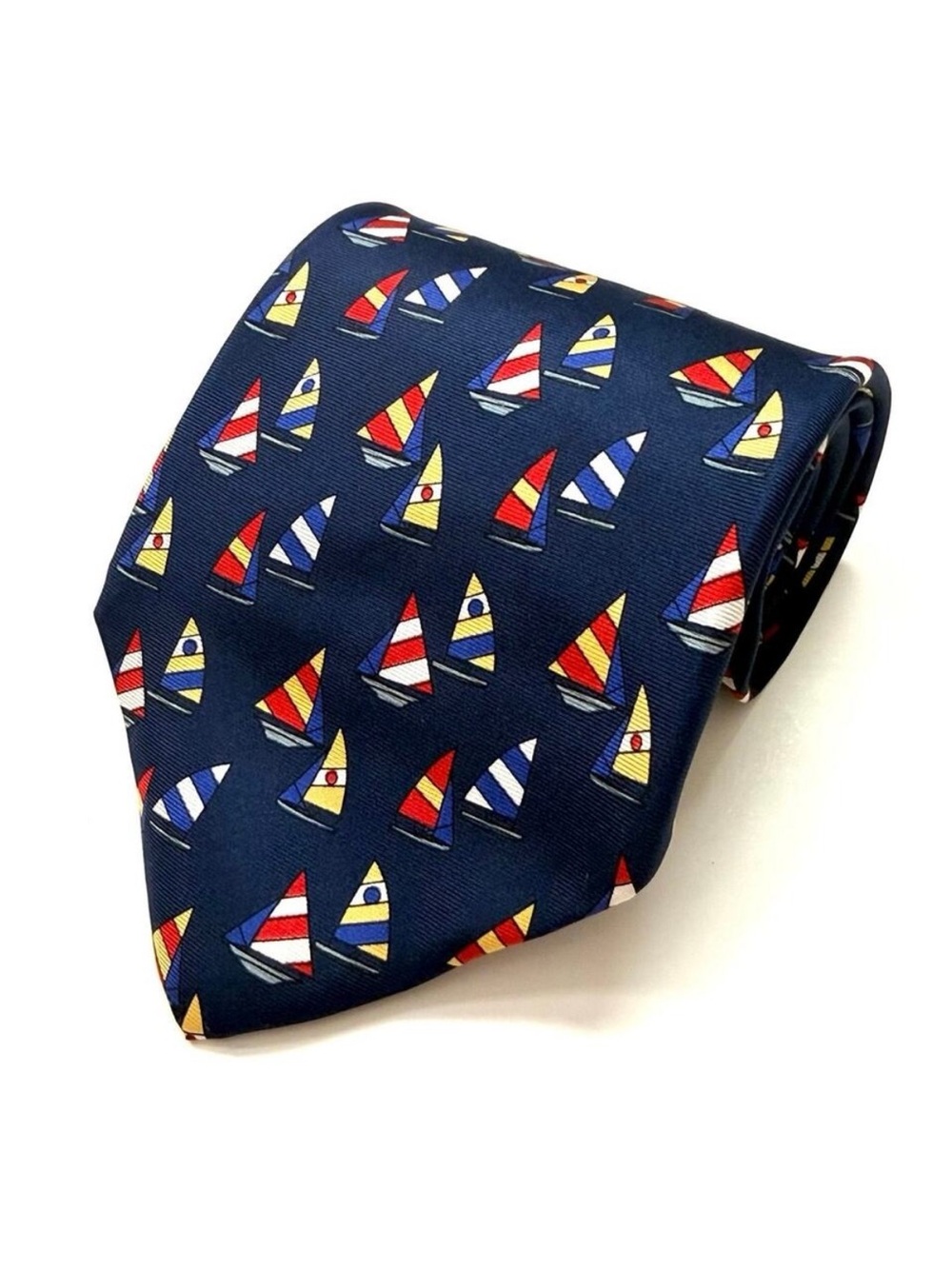 Vintage Gap Sailboat Silk Tie